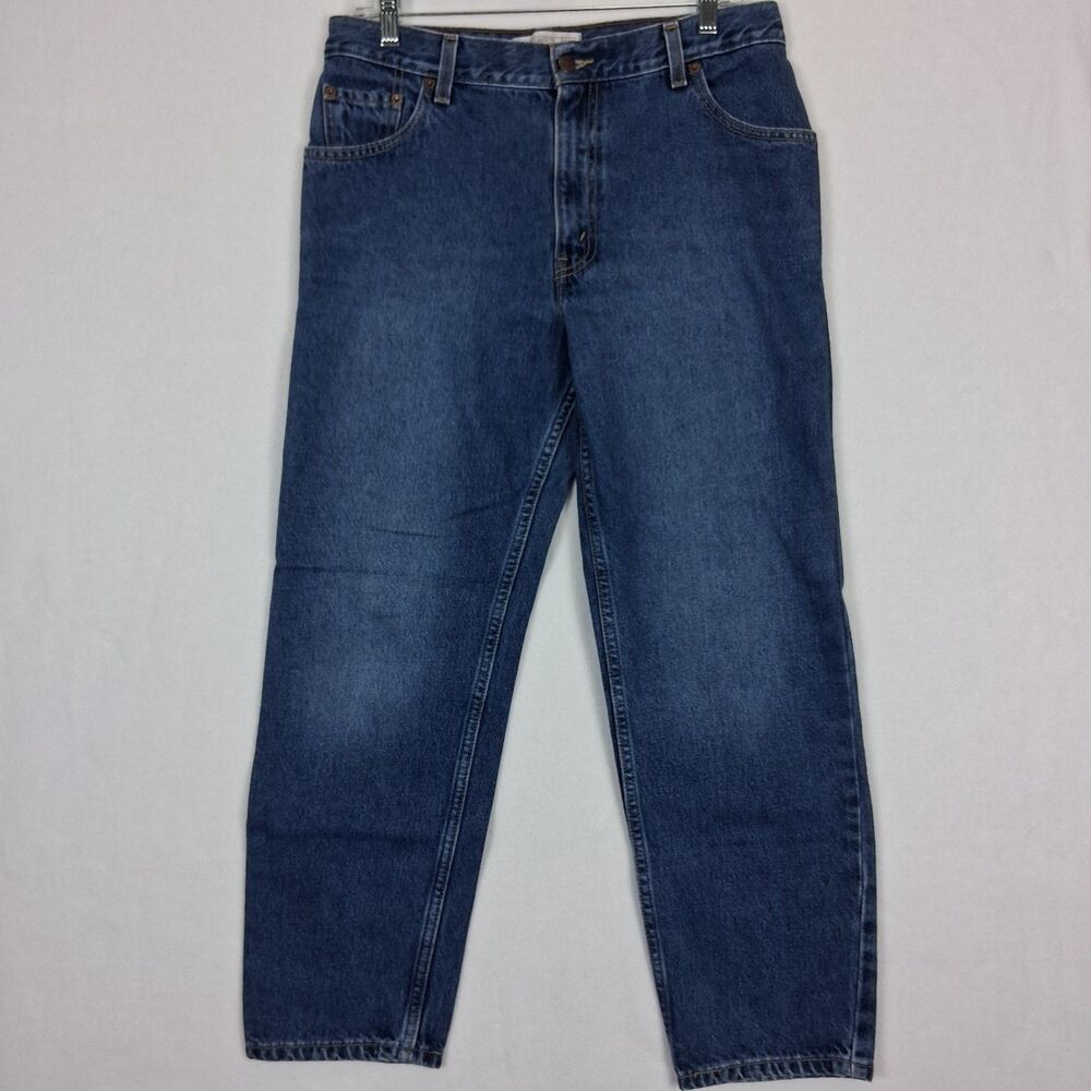 Levis Womens Relaxed Fit Blue Jeans Misses 14 Short Straight Leg High Rise 32x27